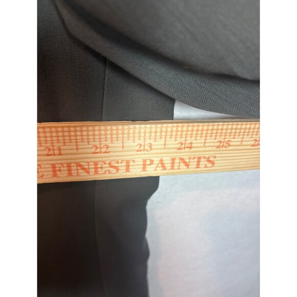 Mens Dark Green Three-Button Suit Jacket With Notch Lapel & Inner Lining - Picture 8 of 16